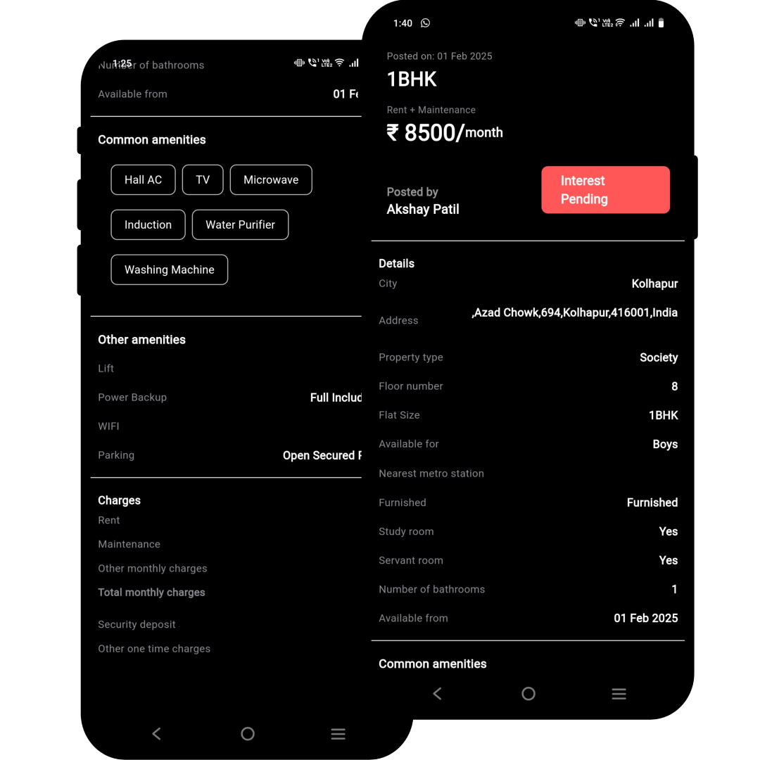 Detailed Listings, No Missing Features